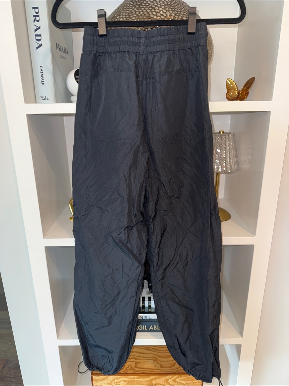 A.L.C. Black Elastic-Waist Jogger Pants Sz 00